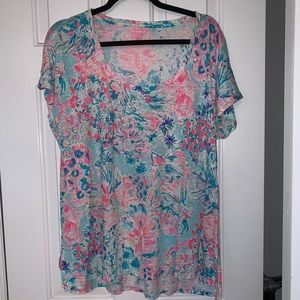 Lilly Pulitzer top in Gypsea size XL